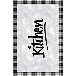 Pamuk Dokuma Kaymaz Taban Mutfak Halısı