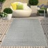 Dekoratif Konsept Texture Pamuk Dokuma Kaymaz Taban Halı