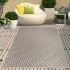 Dekoratif Konsept Texture Pamuk Dokuma Kaymaz Taban Halı