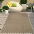 Dekoratif Konsept Texture Pamuk Dokuma Kaymaz Taban Halı