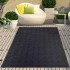 Dekoratif Konsept Texture Pamuk Dokuma Kaymaz Taban Halı