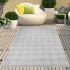 Dekoratif Konsept Texture Pamuk Dokuma Kaymaz Taban Halı