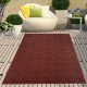 Dekoratif Konsept Texture Pamuk Dokuma Kaymaz Taban Halı