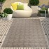 Dekoratif Konsept Texture Pamuk Dokuma Kaymaz Taban Halı