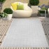 Dekoratif Konsept Texture Pamuk Dokuma Kaymaz Taban Halı