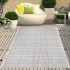Dekoratif Konsept Texture Pamuk Dokuma Kaymaz Taban Halı