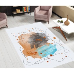 Pamuk Dokuma Kaymaz Taban Salon Halısı