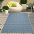 Dekoratif Konsept Texture Pamuk Dokuma Kaymaz Taban Halı