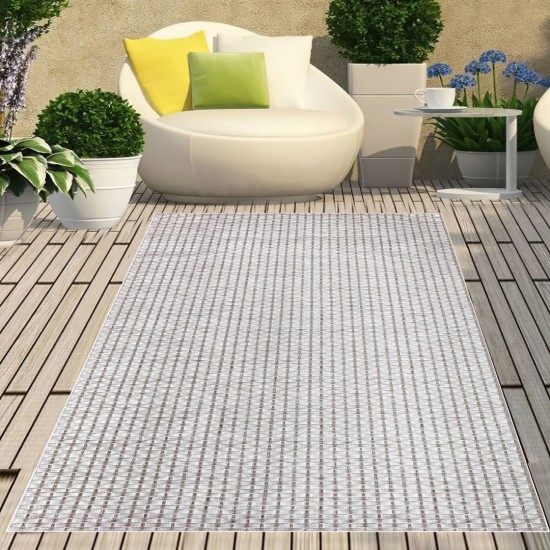 Dekoratif Konsept Texture Pamuk Dokuma Kaymaz Taban Halı
