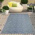 Dekoratif Konsept Texture Pamuk Dokuma Kaymaz Taban Halı