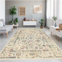 Rose Collection Pamuk Dokuma Kaymaz Taban Salon Halısı