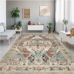 Rose Collection Pamuk Dokuma Kaymaz Taban Salon Halısı