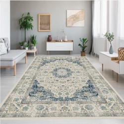 Rose Collection Pamuk Dokuma Kaymaz Taban Salon Halısı