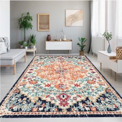 Rose Collection Pamuk Dokuma Kaymaz Taban Salon Halısı