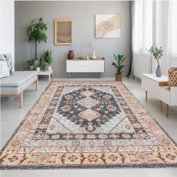 Rose Collection Pamuk Dokuma Kaymaz Taban Salon Halısı