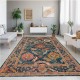 Rose Collection Pamuk Dokuma Kaymaz Taban Salon Halısı