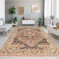 Rose Collection Pamuk Dokuma Kaymaz Taban Salon Halısı