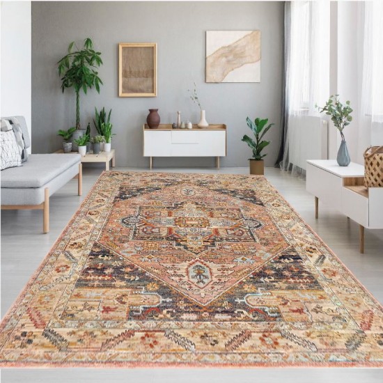 Rose Collection Pamuk Dokuma Kaymaz Taban Salon Halısı